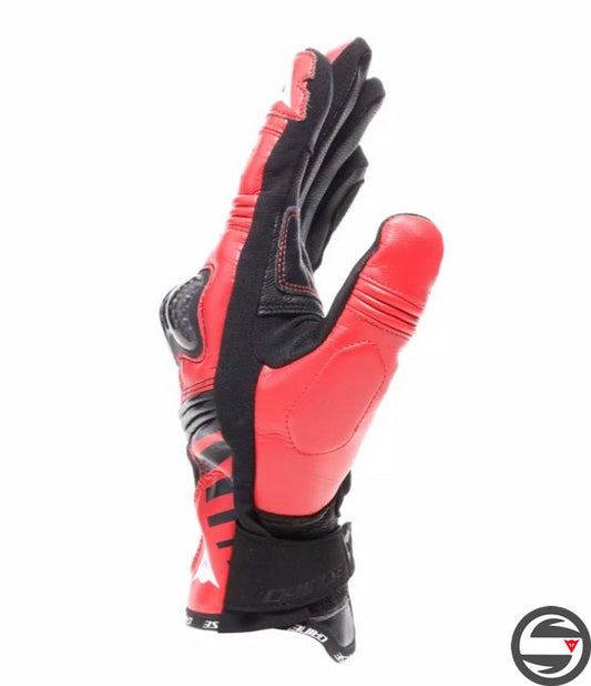 REACTO CARBON SHORT GLOVES B78 BLACK RED LAVA