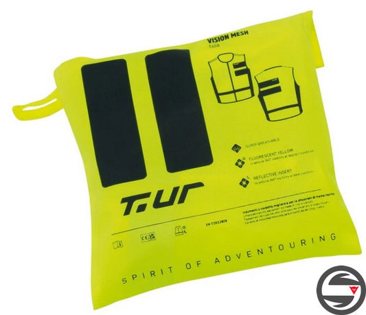 T608YF MESH GILET VISION GIALLO FLUO YELLOW