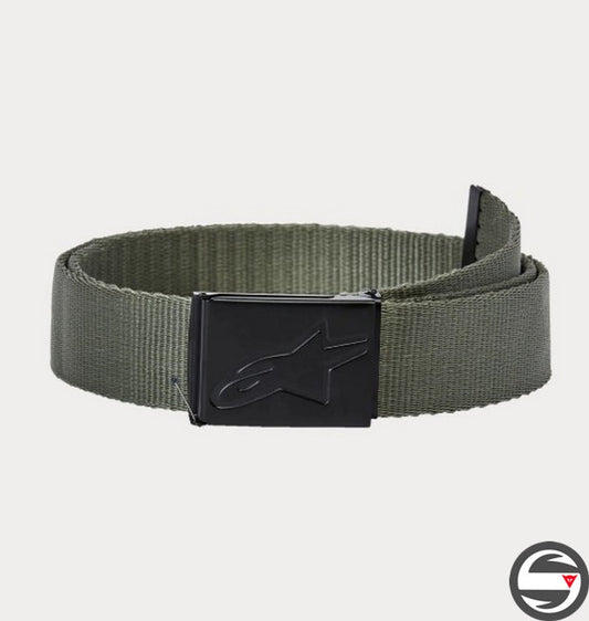 AGELESS WEB BELT MILITARY GREEN BLACK