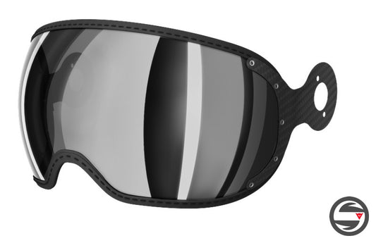 VISOR FGTR EVO CLASSIC 69L IRIDIUM SILVER