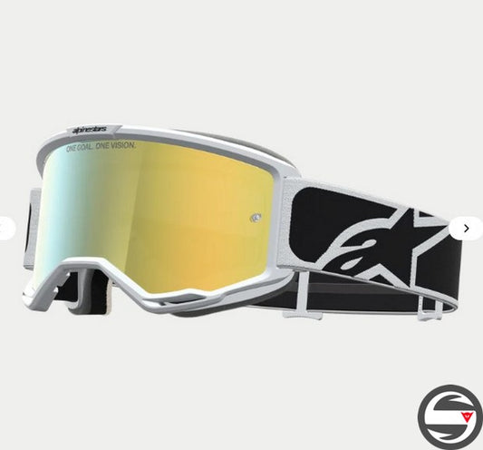 5101927 VISIONE 5 RORA GOGGLE BLACK WHITE MIRROR GOLD 1762