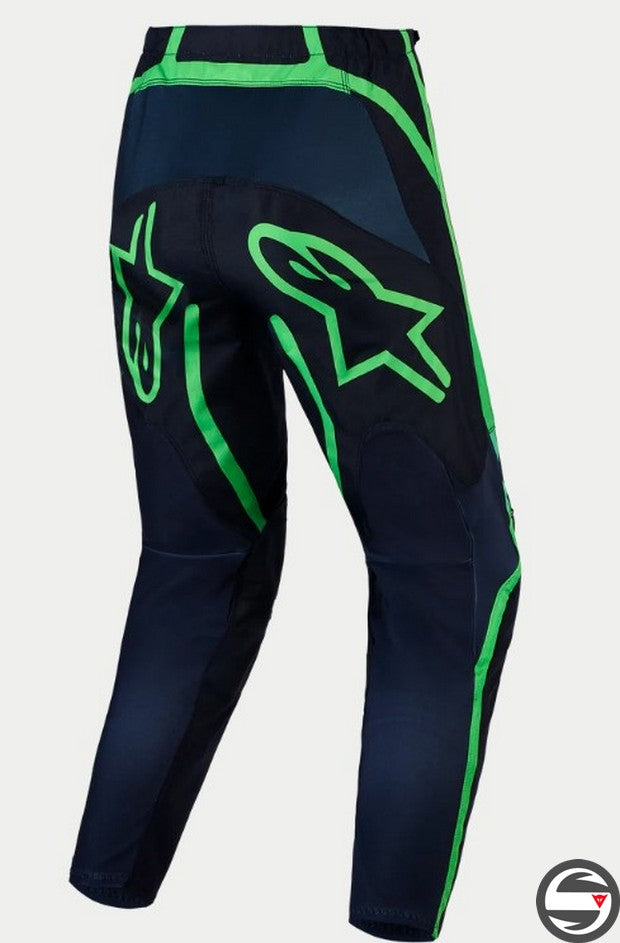 3721227 FLID APEX V2 PANT BLK GREEN FLUO