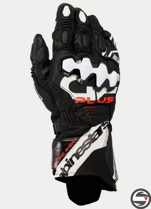 3550825 GP PLUS R V3 LT GLOVES 12 BLACK WHITE