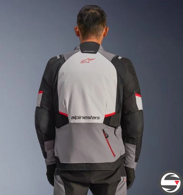 3200526 ANDES V4 DRYSTAR JACKET 9141 DK GRAY ICE GRAY BK BRIGHT RED