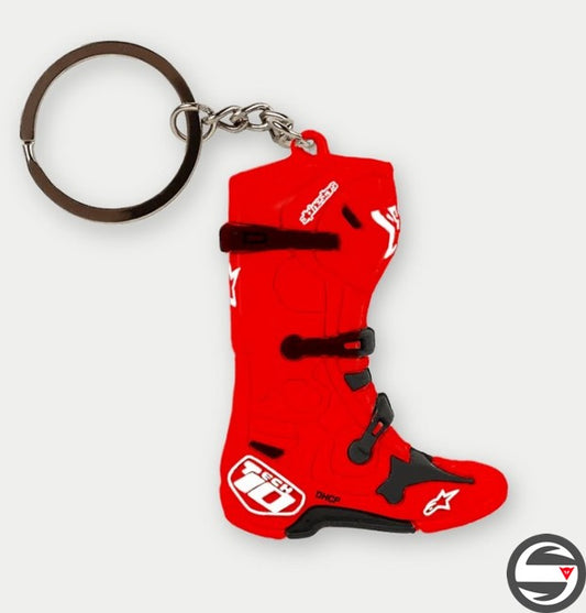 NEW TECH 10 BOOT PORTACHIAVI 30 RED