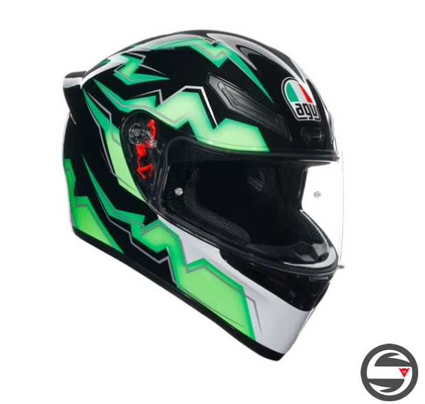 K1 S AGV 007 KRIPTON BLACK GREEN 22.06