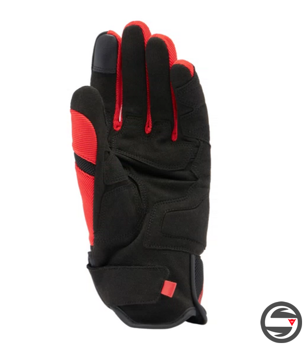 MIG 3 AIR TEX GLOVES B78 BLACK RED LAVA