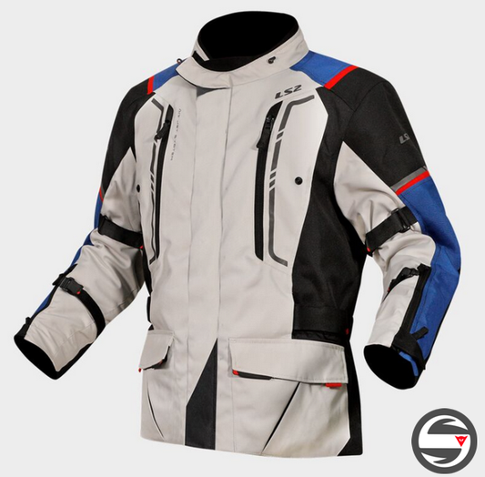 NARVIK MAN JACKET BLUE BLK GREY LS2