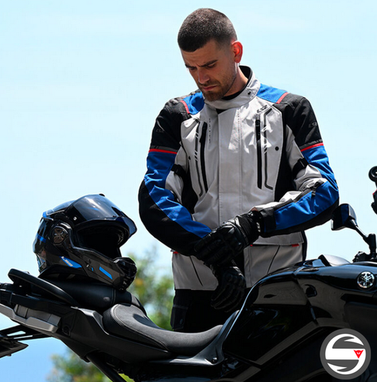 NARVIK MAN JACKET BLUE BLK GREY LS2