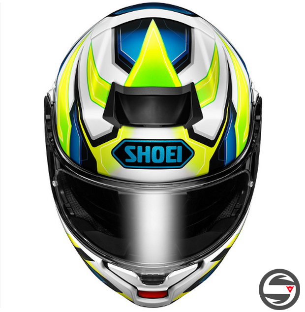 NEOTEC 3 ANTHEM TC3 BLUE YELLOW WHITE SHOEI