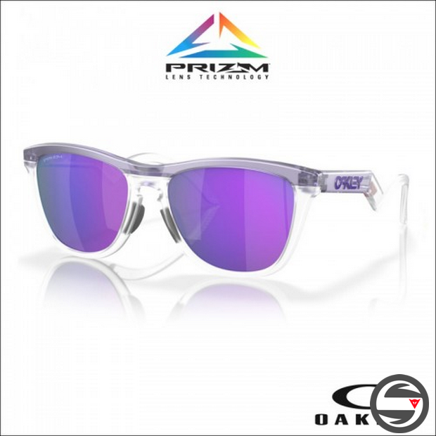OAKL 9289-0155 FROGSKINS HYBRID MATTE LILAC CLEAR - PRIZM VIOLET