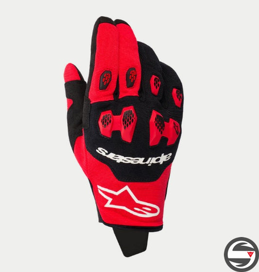 3560425 PRO-DURA GLOVES 1303 BLACK BRIGHT RED
