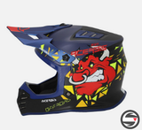 CASCO PROFILE JUNIOR BLU ROSSO ACERBIS
