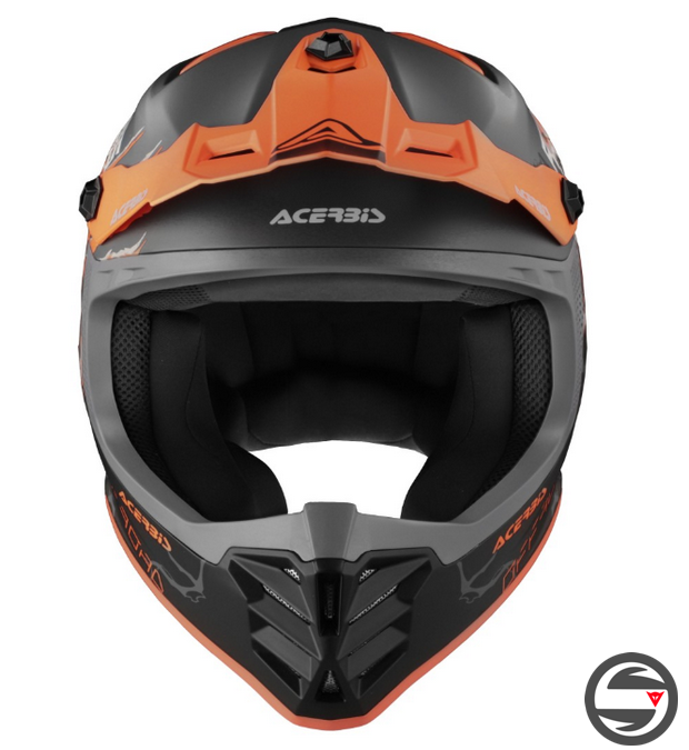 CASCO PROFILE JUNIOR NERO ARANCIO ACERBIS