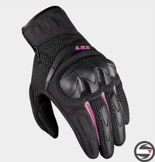 KUBRA LADY GLOVES BLACK-PURPLE