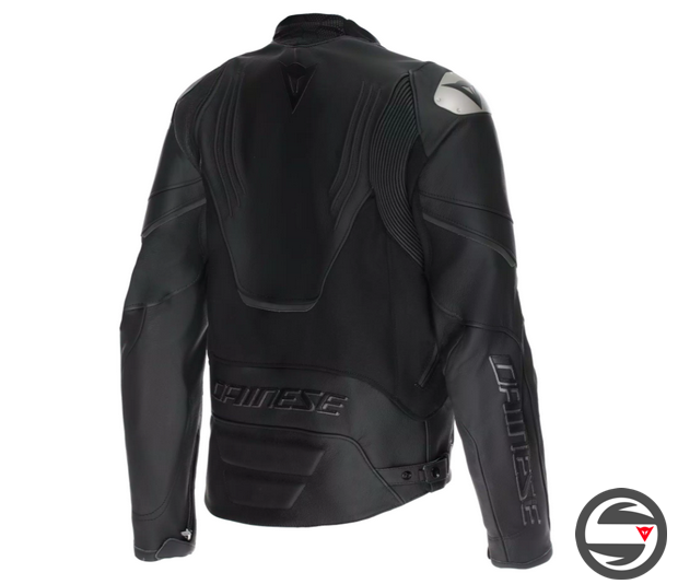 RACING 5 LEATHER JACKET 691 BLACK