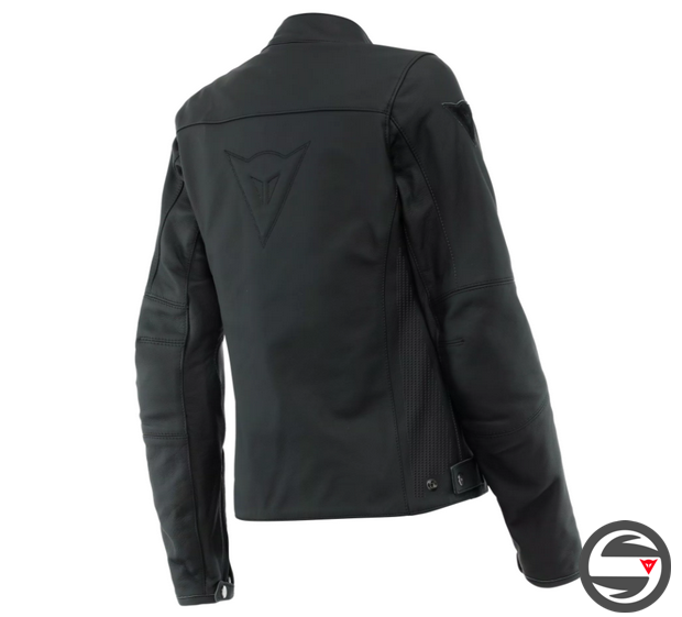RAZON 2 LADY LEATHER PERF. JACKET 001 BLACK