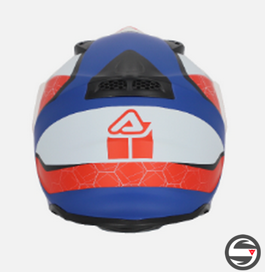 CASCO REACTIVE 2206 BIANCO BLU ROSSO ACERBIS