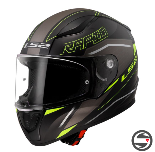 FF353 RAPID 2 ROKKU BLACK YELLOW LS2