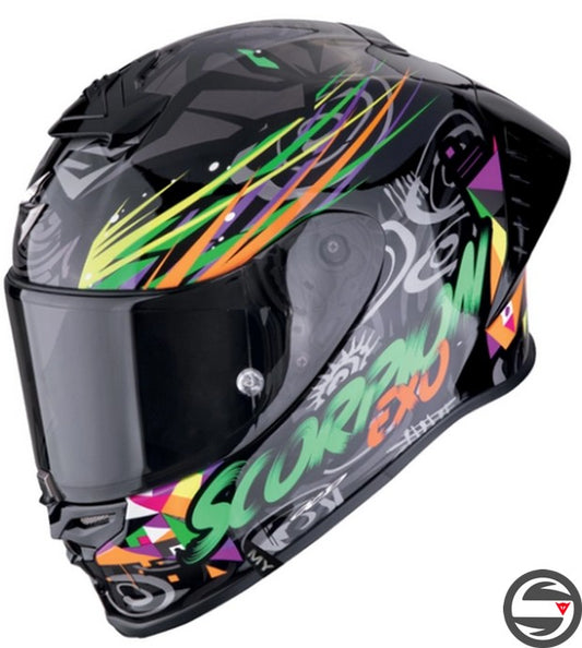 EXO-R1 EVO AIR 2 SAVAGE NERO VERDE ARANCIO