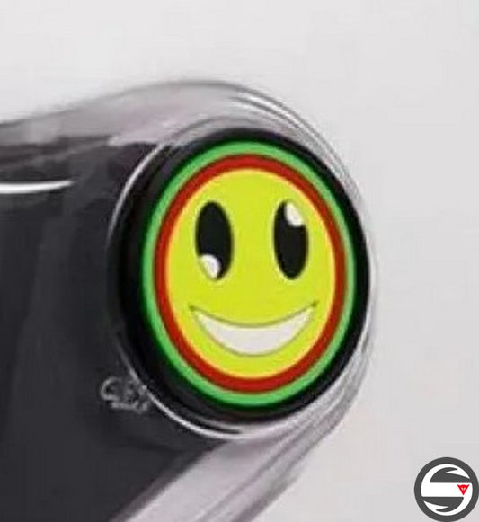 OF622 VISOR STICKER SMILE LOGO