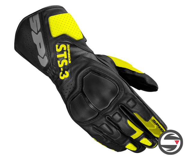STS-3 GUANTI COL.394 COD.A219 NERO GIALLO SPIDI