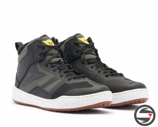 SUBURB AIR SHOES 50J BLACK WHITE GREEN ARMY