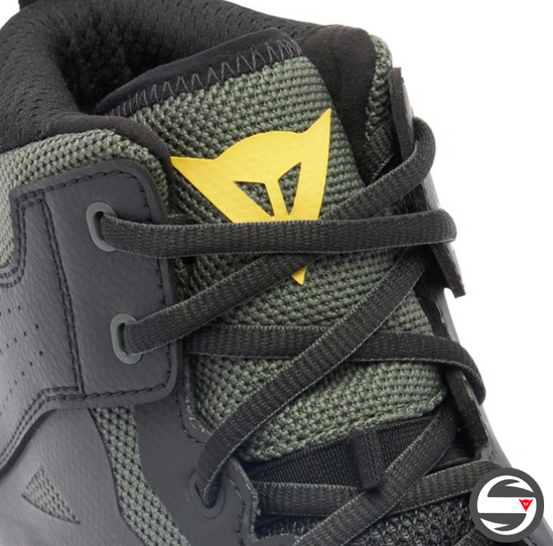 SUBURB AIR SHOES 50J BLACK WHITE GREEN ARMY DAINESE