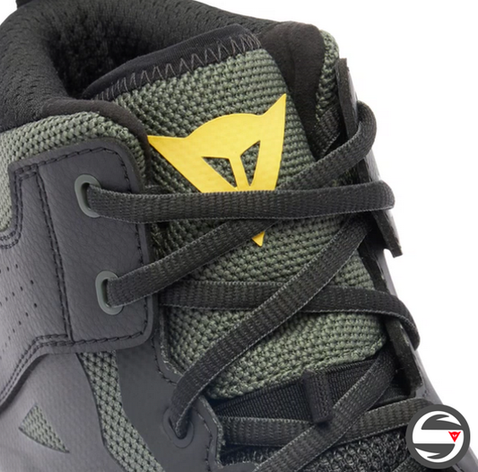 SUBURB AIR SHOES 50J BLACK WHITE GREEN ARMY