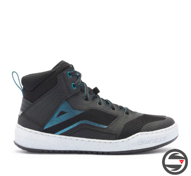 SUBURB AIR SHOES WMN 53J BLACK WHITE BLUE