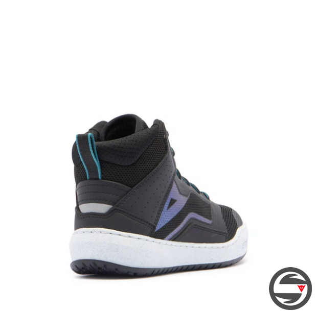 SUBURB AIR SHOES WMN 53J BLACK WHITE BLUE