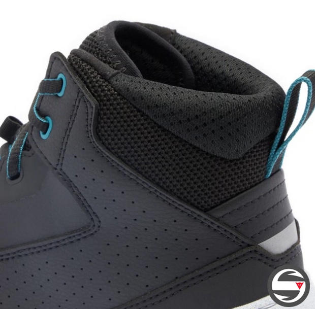 SUBURB AIR SHOES WMN 53J BLACK WHITE BLUE