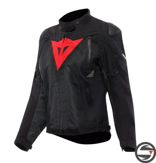 SUPER SPRINT D-DRY JACKET WMN H43 BLK RED LAVA