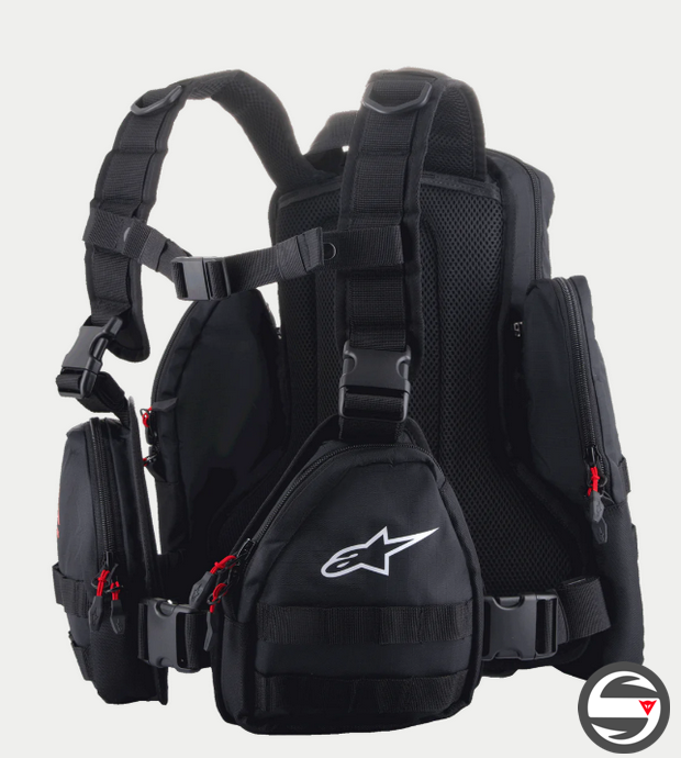 TECHDURA TACKTICAL PACK BLACK WHITE ALPINESTAR