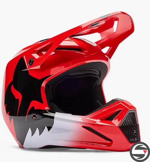 36385-110 FX V1 SHIELD HELMET FLUO RED