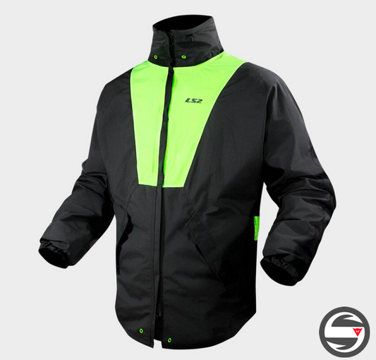 X-RAIN JACKET BLK H-V YELLOW