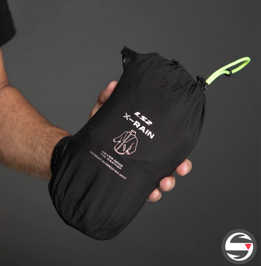 X-RAIN JACKET BLK H-V YELLOW