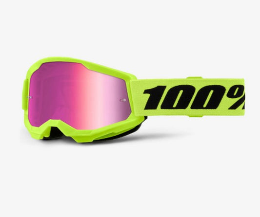 461355 STRATA 2 YOUTH NEON YELLOW LENTE SPECCHIO ROSA