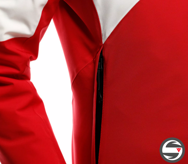 ZIVES AEROSENSE DRY WMN 73 LILY WHITE RACING RED JACKET