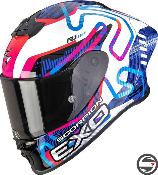 EXO-R1 EVO 2 AIR CORNERING BIANCO BLU ROSA