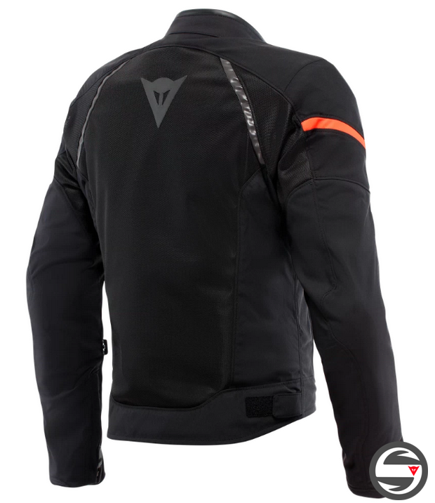 AIR FRAME 3 TEX JACKET P75 BLACK RED FLUO