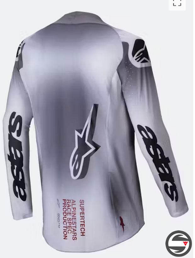 3760225 SUPERTECH MAKER JERSEY 191 SILVER BLACK