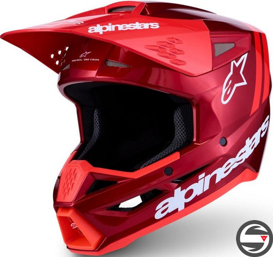 8300726 S-M3 RADIUM HELMET 3216 RED MOT FLUO WHITE
