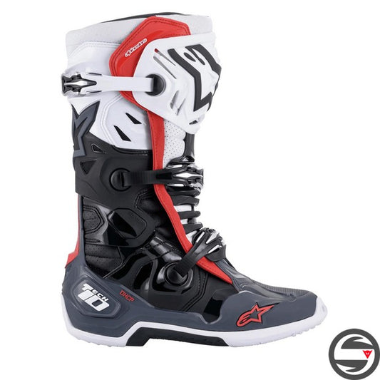 TECH 10 SUPERVENTED 1213 BK WH MID GR RD