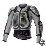 6506823 BIONIC ACTION V2 JACKET 915 GRAY BLACK YELLOW FLUO