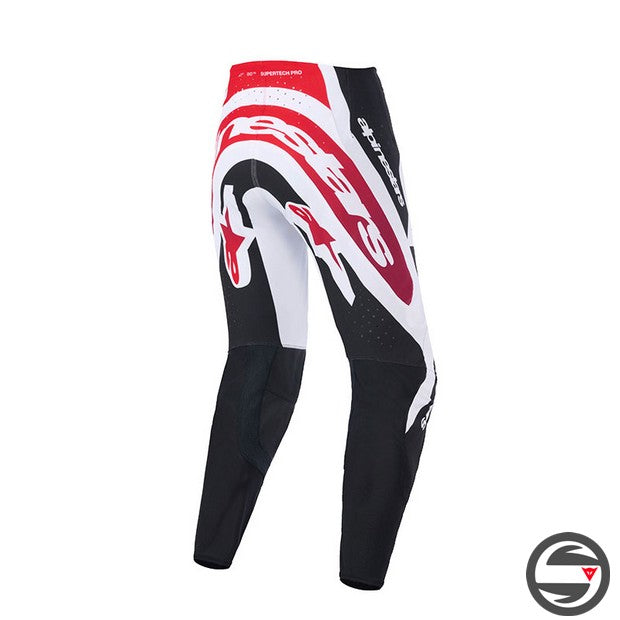 3720626 SUPERTECH AFD VISTA PANTS 132 BLACK RED WHITE