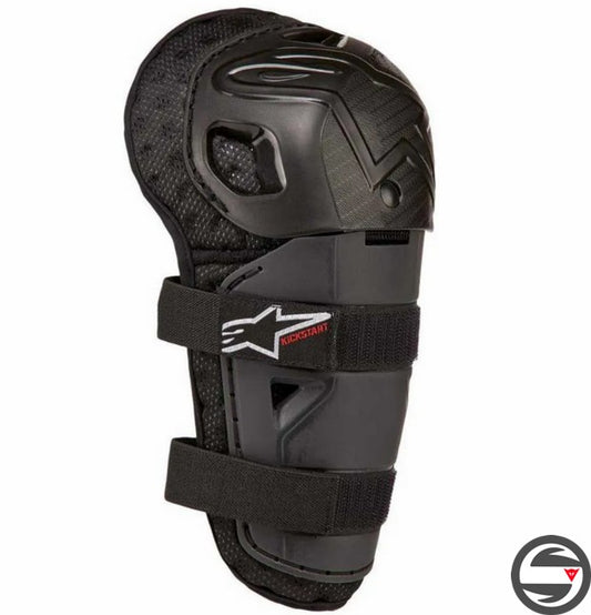 6540724 BIONIC ACTION KICKSTARTER KNEE GUARD 13 BLACK RED