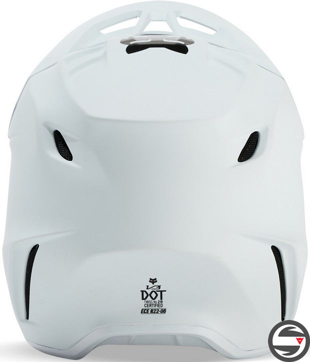 31365-067 FOX V3 SOLID HELMET MATTE WHITE