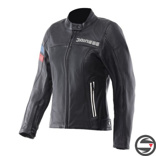 LEGGENDA LEATHER JACKET WMN 001 BLACK
