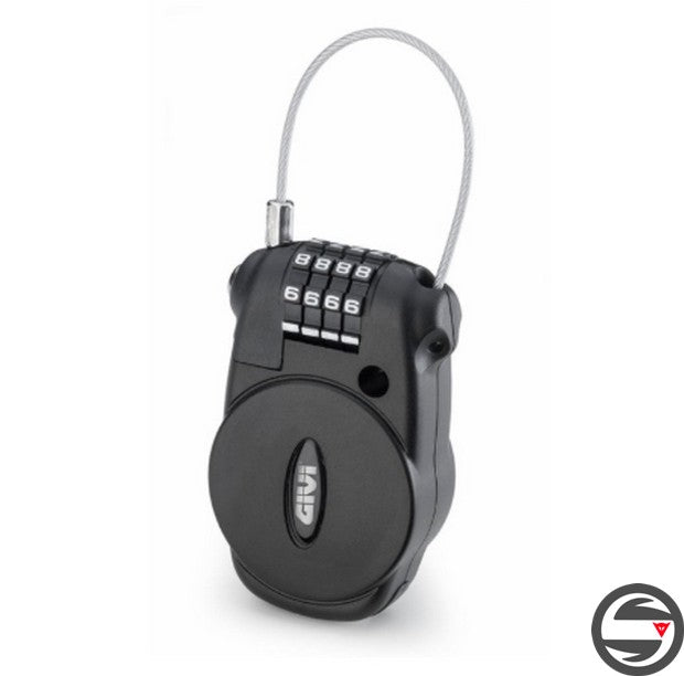 S220 LUCCHETTO CAVO RETRAIBILE CON COMBINAZIONE